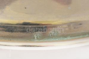 Alpakka talpas poharak (6 db), csiszolt, jelzett, m:12 cm