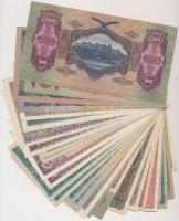 30db-os vegyes magyar korona és pengő bankjegy tétel T:III