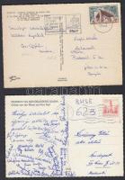 24 db levelezőlap, különféle sportolók aláírásaival (Lengyel Gyula, Molnár Károly, Vágási Aranka, Cser Győző, stb.)