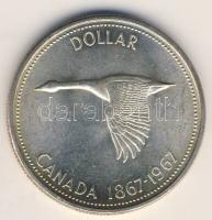 Kanada 1967. 1$ Ag "1867-1967 Jubileum" T:1/2