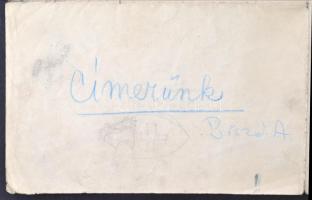 Biczó András: Címertervek(2 db). Vegyes technika, papír, jelzett, 14x10 és 34x21 cm