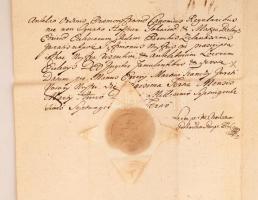 1773 A leleszi premontrei konvent oklevele a Viczmándy család Ung vármegyei öröklött javai ügyében, ...