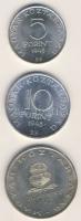 1948. 5Ft Ag, 10Ft Ag, 20Ft Ag "Szabadságharc" sor T:1/2