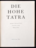 J. Simko: Die hohe Tatra. Prag, 1953, Artia. Kissé foltos kiadói egészvászon kötésben