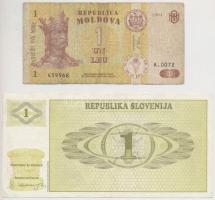 8db-os vegyes külföldi bankjegy tétel, közte Ciprus 1984. 50c, Olaszország 1969. 1000L T:III,III-
8...