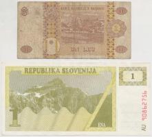 8db-os vegyes külföldi bankjegy tétel, közte Ciprus 1984. 50c, Olaszország 1969. 1000L T:III,III-
8...