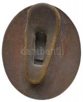 1938. "Református Világgyűlés Debrecen 1938" Br gomblyukjelvény (23x19mm) T:2 jelvény pánt...