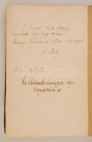 Ady Endre versek I. feliratú, aranyozott, igényes bőrkötéses könyv, amelyet Rozsnyai Kálmánnak szóló...