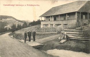 Priszloptető, Csendőrségi laktanya; kiadja Berger Miksa könyvkereskedés, Máramarossziget / gendarmery barracks