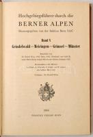 Hochgebirgsführer durch die Berner Alpen V.: Grindelwald - Meiringen - Grimsel - Münster. Bern, 1955...