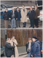 Dr. Pfeilmayer Artúr, a GAK-22 Dino motoros repülőgép egyik tervezőjének fotói, 6db, különböző méret...