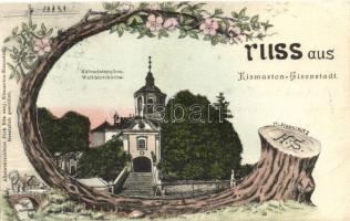 Kismarton, Eisenstadt; Kálváriatemplom, Wallfahrtskirche / church, floral