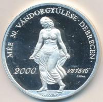 Csóka Zsuzsanna (1962-) 2000. "Medgyessy Ferenc / MÉE 40. Vándorgyűlése Debrecen" Ag emlék...