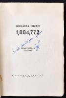 Mohácsy József: 1,004,772. Általános Nyomda Rt. Szemes István rajzaival. Papírkötés, 195 oldal. Szem...