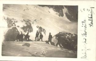 WWI K.u.K. military in the mountains, soldiers, photo