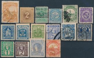 Németország  16 db városi posta bélyeg