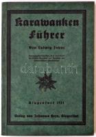 Jahne, Ludwig: Karawankenführer. Klagenfurt, 1931, Johannes Heyn. Térképmelléklettel, fekete-fehér fényképekkel. Papírkötésben, egyébként jó állapotban.