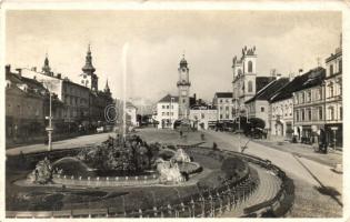 Besztercebánya, Banská Bystrica; Masaryk tér, üzletek / Masaryk square, shops