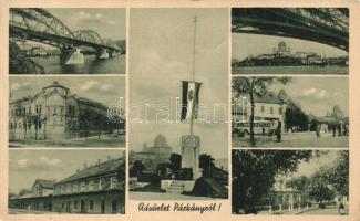 Párkány, Mozaiklap országzászlóval / multi-view with national flag