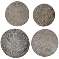 Vegyes: Csehország / Történelmi tartomány 1700GE 3kr Ag "I. Lipót" (1,35g) + Lengyel Királyság 1508. 1/2Gr Ag "I. Zsigmond" (0,73g) + 1625. 1S Ag "III. Zsigmond" (0,6g) + Német Államok / Szilézia 1707FN 3kr Ag "I. József" (1,42g) T:2-,3 Mixed: Bohemia 1700GE 3 Kreuzer Ag "Leopold I" (1,35g) + Poland 1508. 1/2 Groschen Ag "Sigismund I" (0,73g) + 1625. 1 Solidus Ag "Sigismund III" (0,6g) + German States / Silesia 1707FN 3 Kreuzer Ag "Joseph I" (1,42g) C:VF,F
