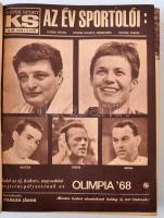 1968 A Képes Sport 15. évfolyamának 1-53. száma egybe kötve