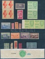 Románia 24 db illetékbélyeg A/4-es berakólapon