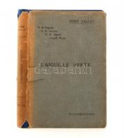 Ségogne, Henry et al.: La chaine de lAiguille Verte. Párizs, 1926, Libraire Fischbacher (Guide Vallot [III.] Description de la haute montagne dans le massif du Mont-Blanc, fasc. 2.). Térképmellékletekkel. Vászonkötésben, kicsit sérült papír védőborítóval, egyébként jó állapotban.