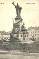 Arad, Vértanú szobor, Schwarz Testvérek és Weigl Adolf és Társa üzlete / martyrs statue, shops (EK)