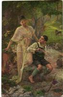 50 db RÉGI motívum képeslap, művészeti alkotások, vegyes minőség / 50 old motive postcards, art reproductions, mixed quality