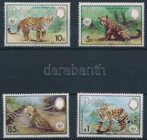 WWF: Jaguár sor + 4 FDC WWF Jaguar set + 4 FDC