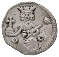 1290-1301. Denár Ag III. András (0,34g) T:1- felületi karc R! /  Hungary 1290-1301. Denar Ag Andrew III (0,34g) C:AU slightly scratched R! Huszár: 426., Unger I.: 324.