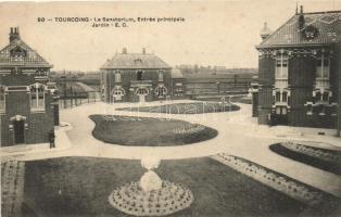 Tourcoing, Le Sanatorium, Entrée principale Jardin / The Sanatorium, main entrance garden