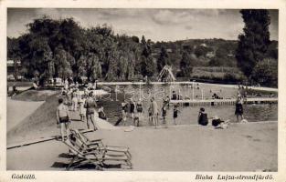 Gödöllő Strand Foto AK (EB)