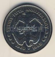 USA 1985. "J.F.Kennedy" ezüstözött Ff érem tanúsítvánnyal T:BU