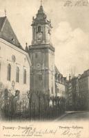 Pozsony, Pressburg, Bratislava; Városház / town hall, "Bediene dich allein" (EK)