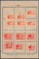 1949 Tagsági Igazolvány, Magyar-Szovjet Társaság, bélyegekkel, 10x7cm