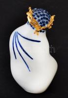 Zsolnay Julius Caesar (tervező: Török János), kézzel festett, jelzett ("Török", ill. Zsoln...