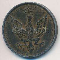 Lengyelország / Német megszállás 1917FF 10f Fe T:2- 
Poland / German occupation 1917FF 10 Fenigow F...