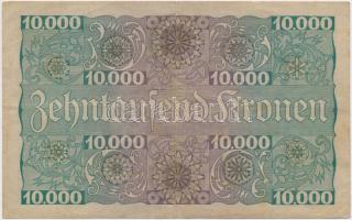 Ausztria 1924. 10.000K T:III Austria 1924. 10.000 Kronen C:F