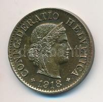 Svájc 1918. 5r sárgaréz T:1-,2
Switzerland 1918. 5 Rappen Brass C:AU,XF