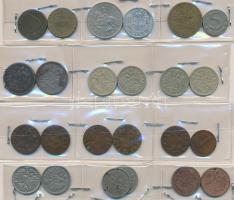 Ausztria 1893-1972. 2h-5Sch (24x) fémpénz tétel T:2,2-,3
Austria 1893-1972. 2 Heller - 5 Schilling ...