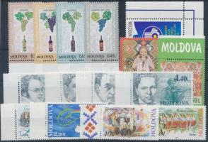 1997-2002 15 stamps, 1997-2002 15 db bélyeg, közte teljes sorok és ívszéli értékek