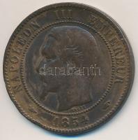 Franciaország / Második Császárság 1854A 10c Br "III. Napóleon" T:2- France / Second Empire 1854A 10 Centimes Br "Napoleon III" C:VF