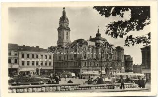 10 db MODERN magyar fekete-fehér városképes lap / 10 modern Hungarian black and white town-view postcards