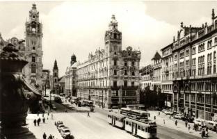 10 db MODERN magyar fekete-fehér városképes lap / 10 modern Hungarian black and white town-view post...