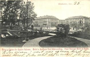 Wiesbaden, Hotel et Bains des Quatre Saisons / Four Seasons Hotel & Baths (EK)
