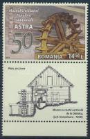Szabadtéri Néprajzi Múzeum szelvényes bélyeg, Open Air Museum stamp with coupon