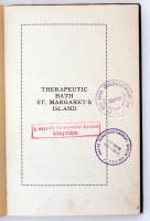 1909 Therapeutic bath St. Margaret's island, A Szent Margit sziget gyógyfürdői,  Budapest, Horn...