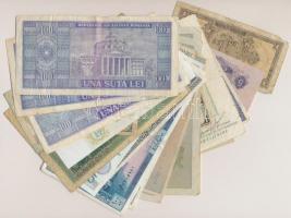 30db-os vegyes bankjegy tétel, benne szükségpénzek T:I-,II-,III,III-
30pcs of mixed banknotes, betw...