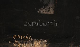 Országh jelzéssel: Szürke jelenés. Olaj, farost, jelzett, keretben, 70×50 cm